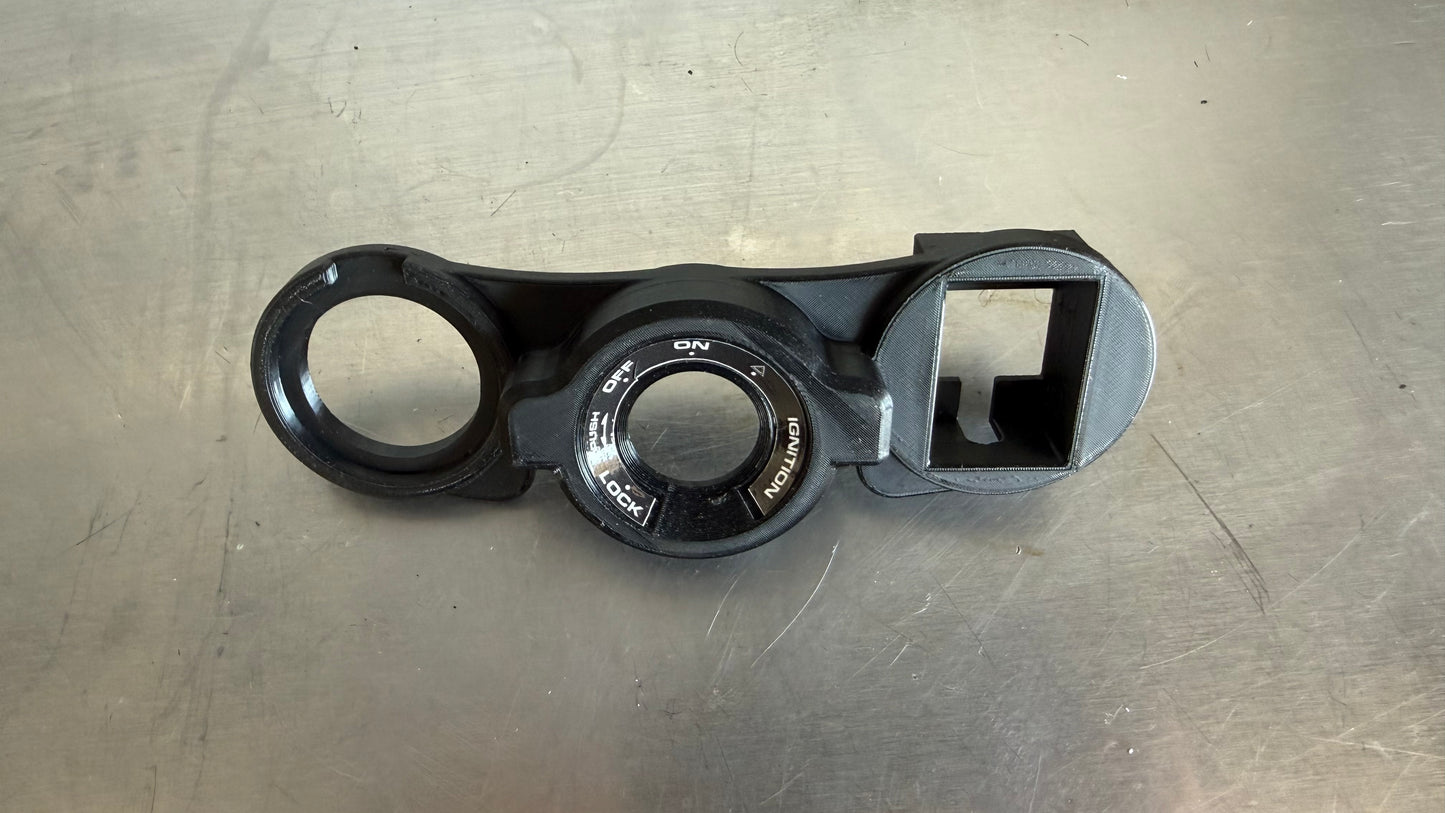 2004-2006 Honda CBR600RR Gear Indicator / USB Charging Bracket, Single Color